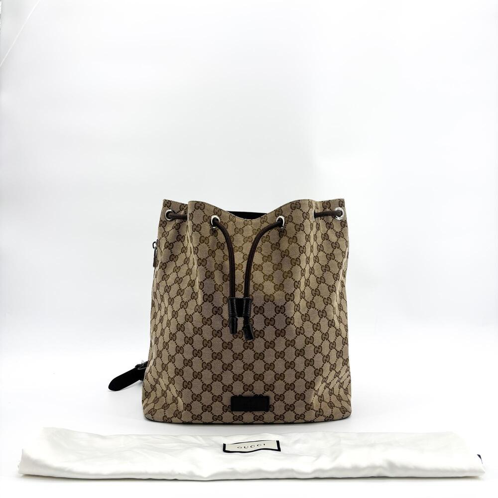 Gucci Drawstring GG Canvas Large - Picture 2 of 16